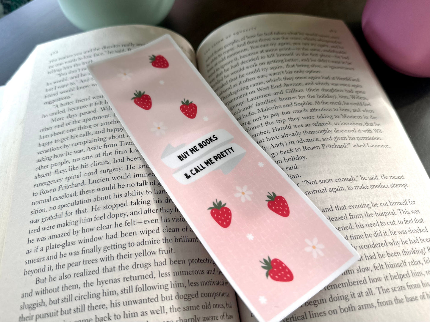 Buy Me Books & Call Me Pretty Bookmark Sticker