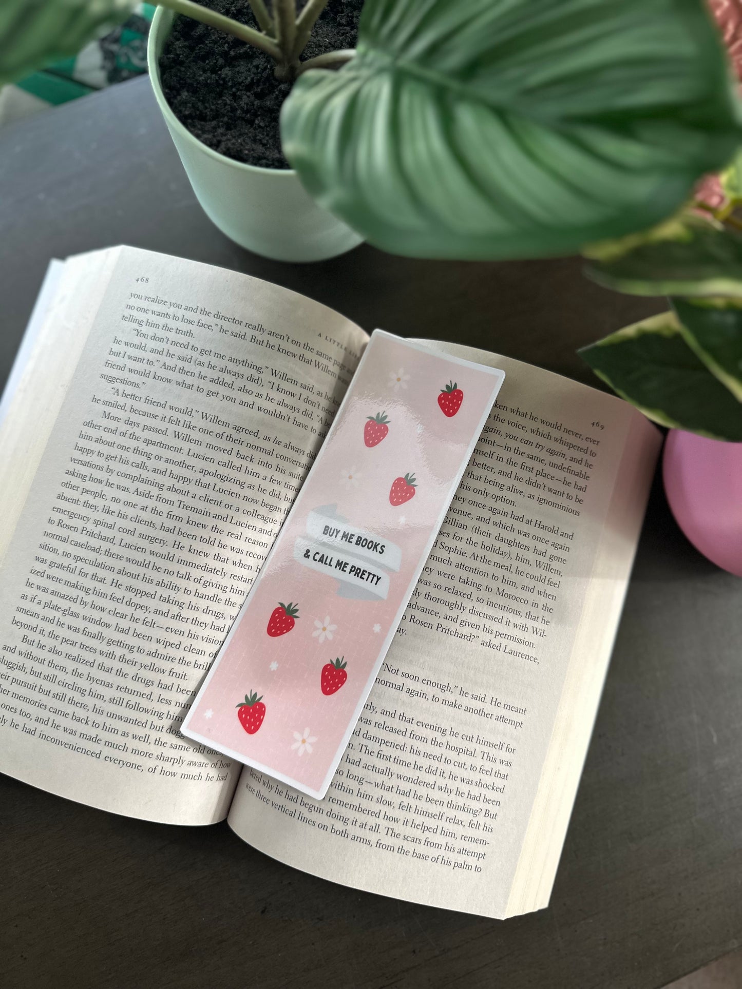 Buy Me Books & Call Me Pretty Bookmark Sticker