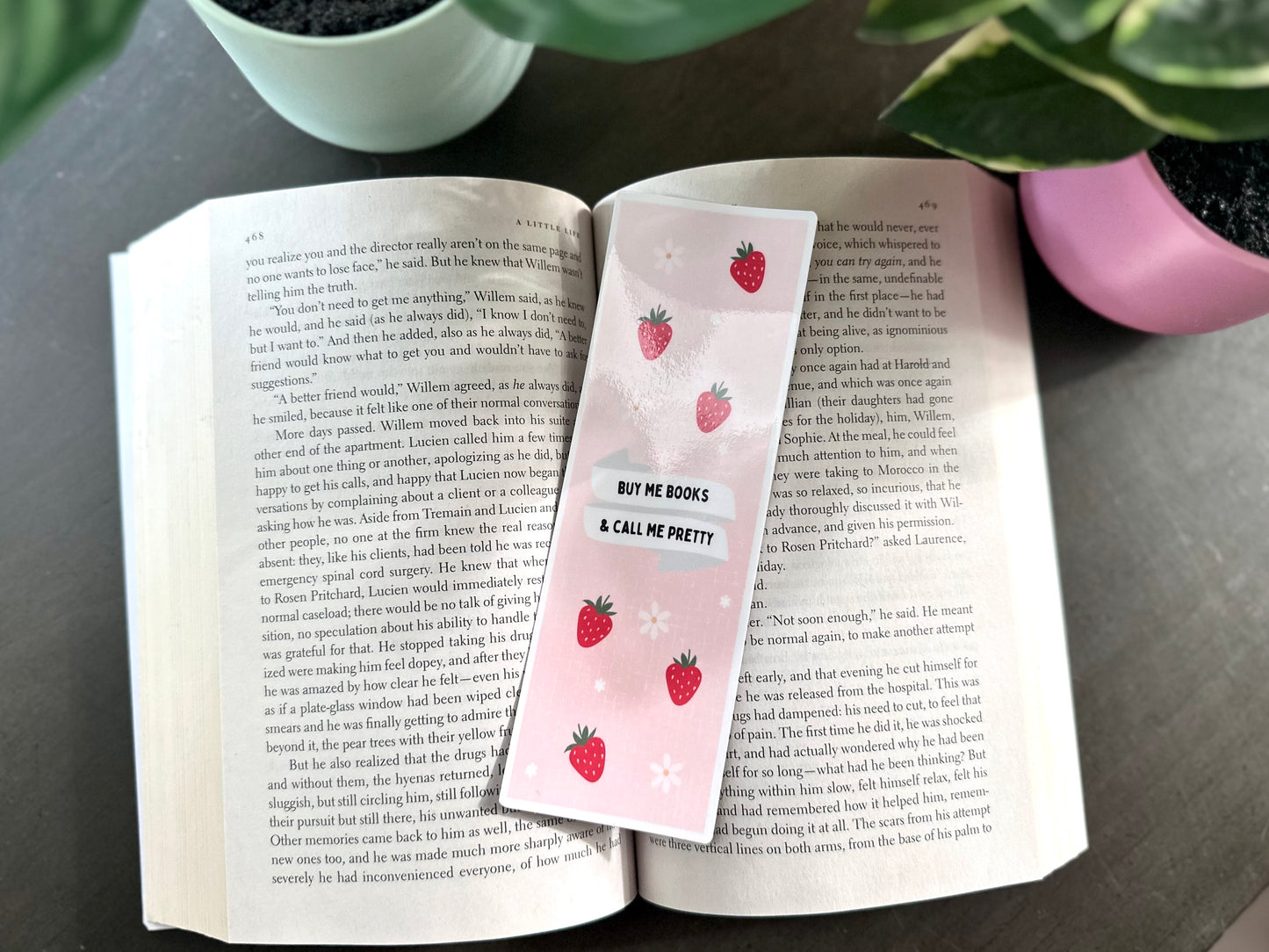 Buy Me Books & Call Me Pretty Bookmark Sticker