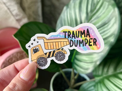 Trauma Dumper Waterproof Sticker