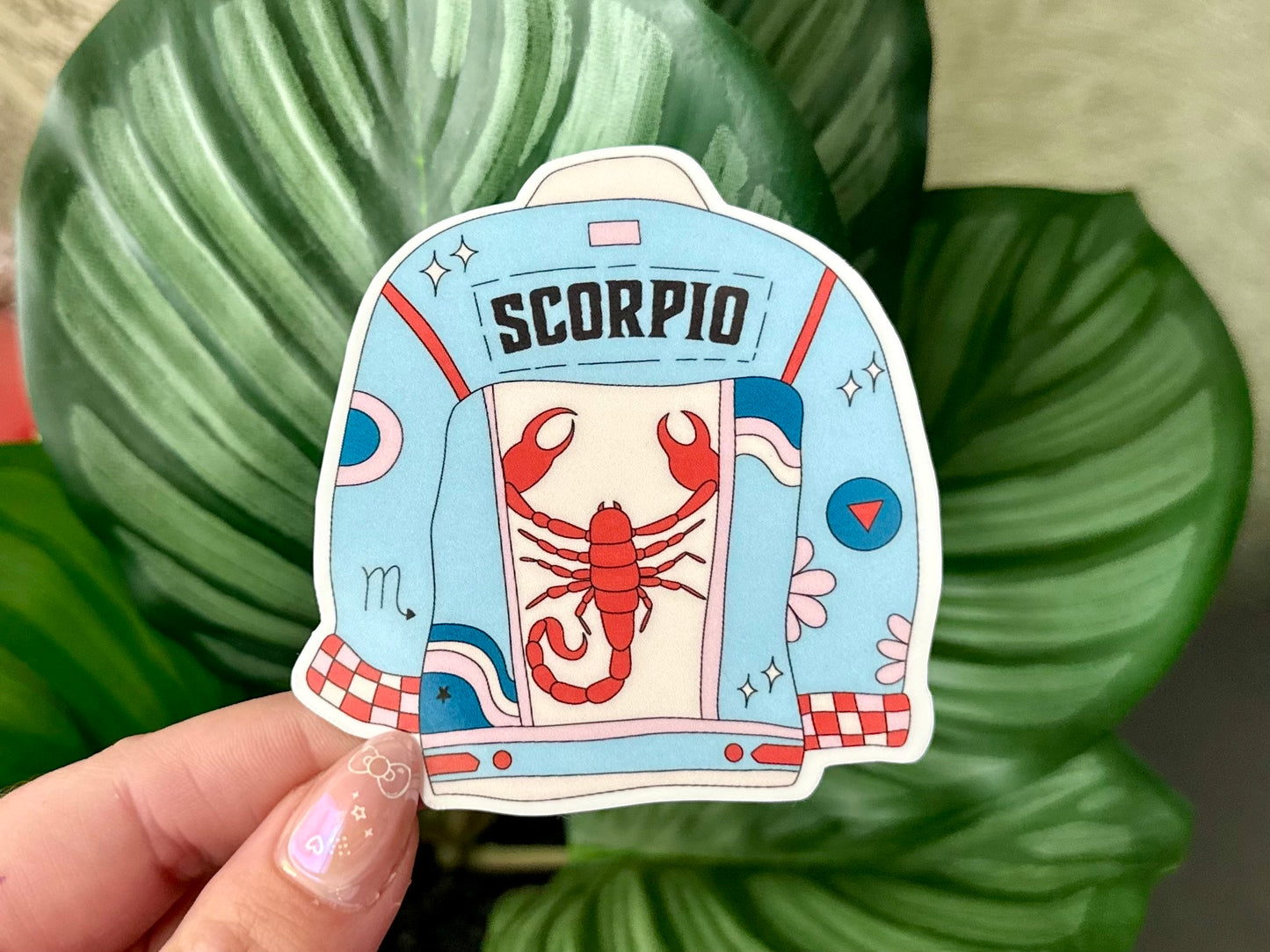 Scorpio Jacket Waterproof Sticker