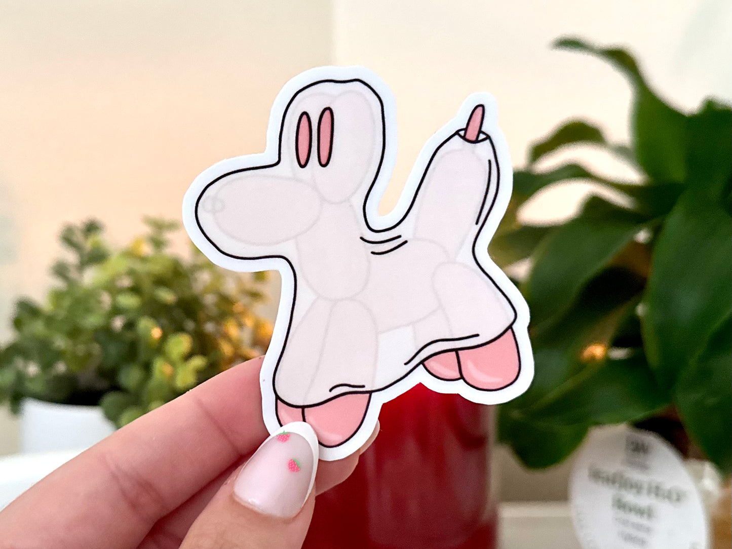 Spooky Balloon Ghostie Stickers