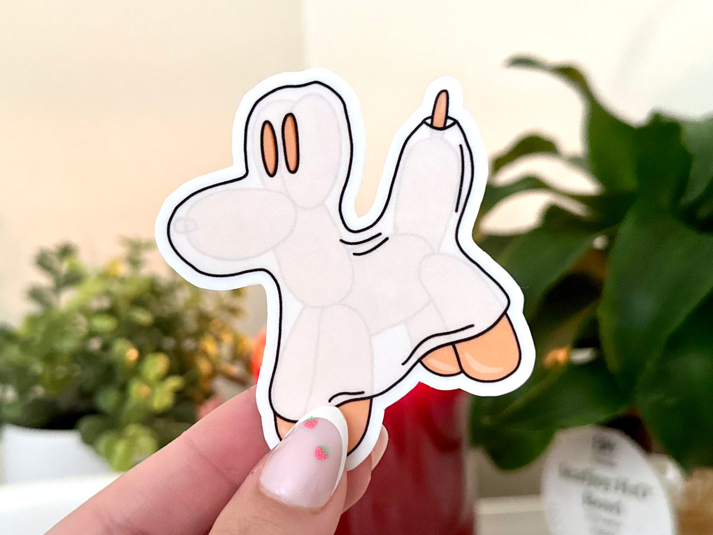 Spooky Balloon Ghostie Stickers