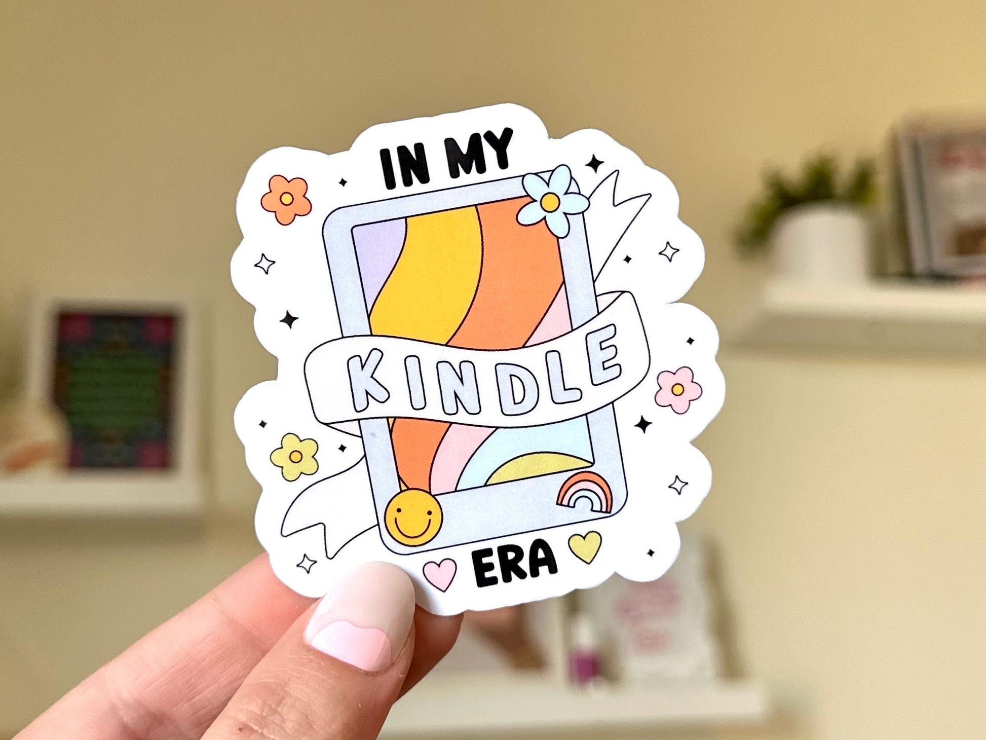 In My K Era Waterproof Sticker, Book Stickers, Gifts for Readers, Bookish Laptop Sticker, Book Lover Decal