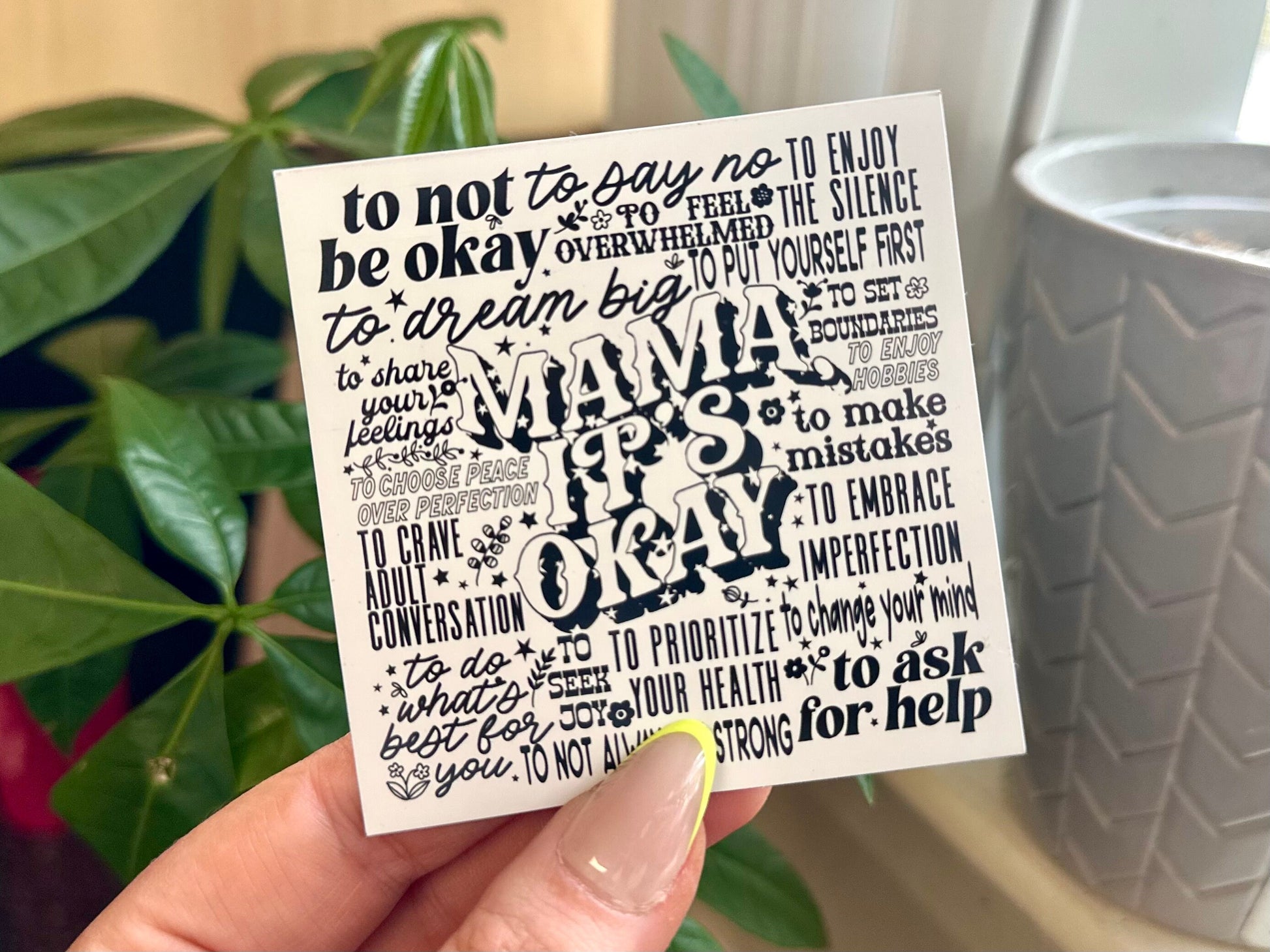 Mama It’s Okay Magnet, Mothers Day Gifts, Motherhood, Mental Health, For Mum