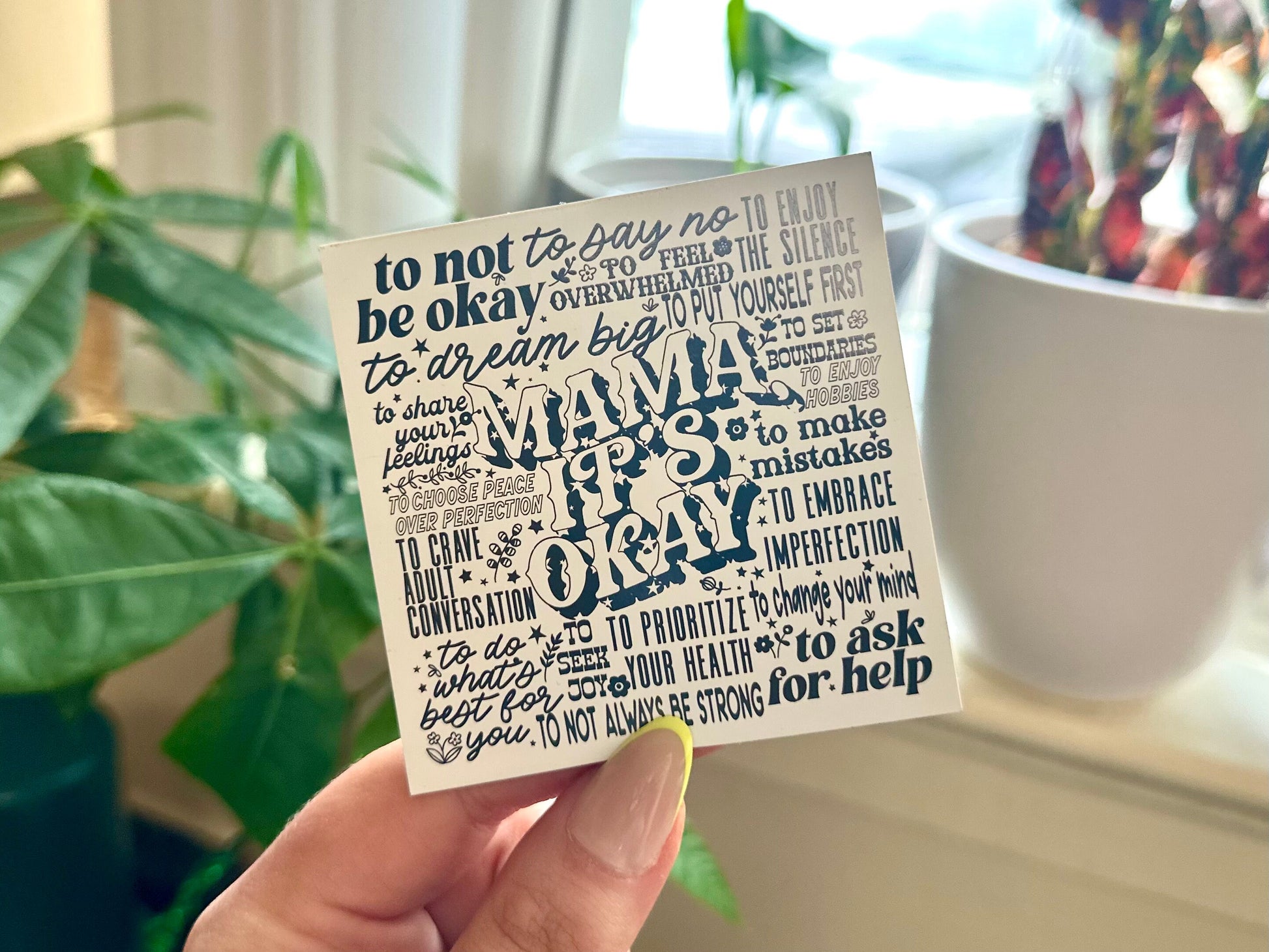 Mama It’s Okay Magnet, Mothers Day Gifts, Motherhood, Mental Health, For Mum