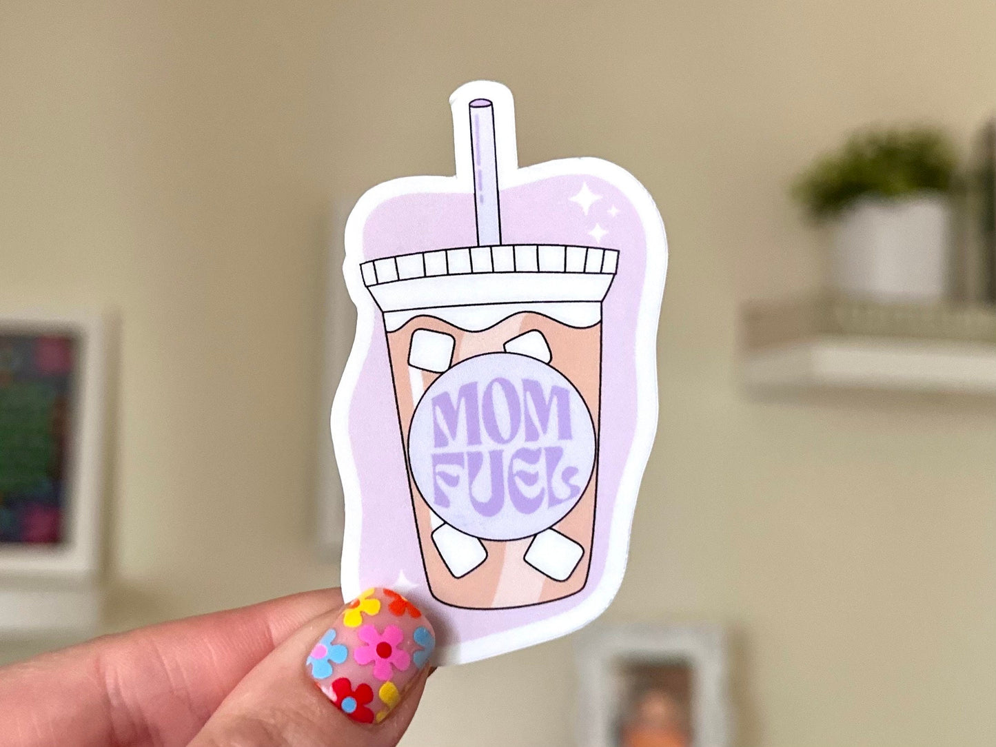 Mom Fuel Waterproof Sticker, Mothers Day Gifts, Mom Life, Waterbottle Stickers, Good Moms, Motherhood, Moms Mental Health Awareness