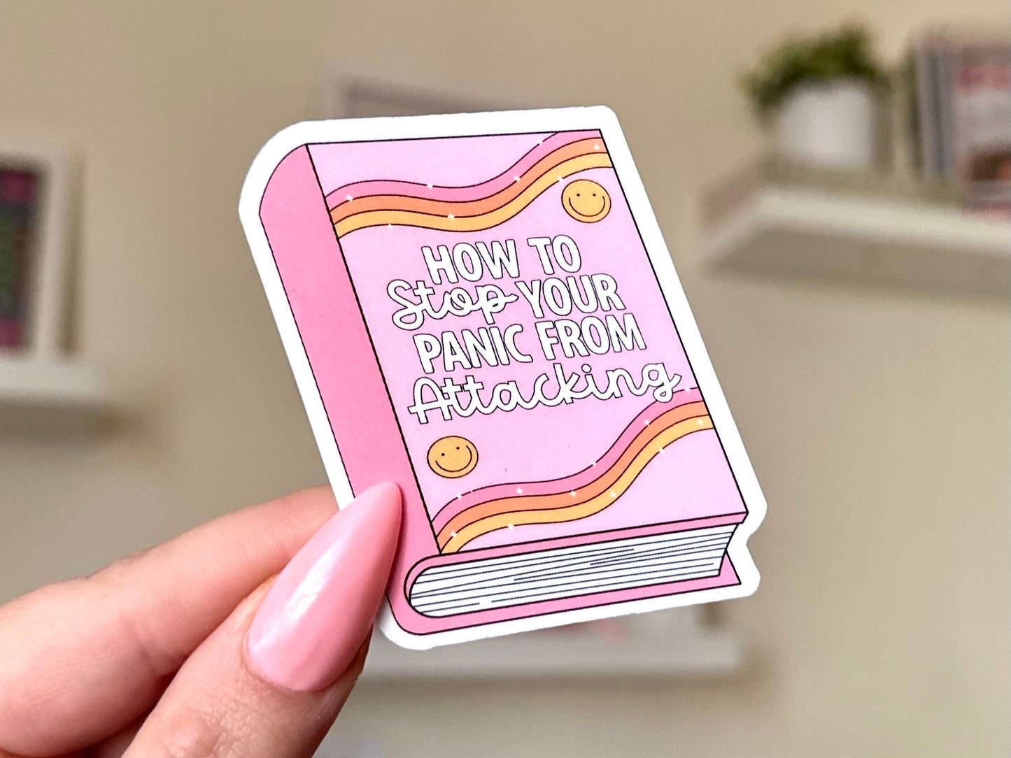 How to Stop Your Panic From Attacking Waterproof Sticker, Intuition, Self Care, Self Love, Mental Health Gifts, Anxious, Panic Attacks