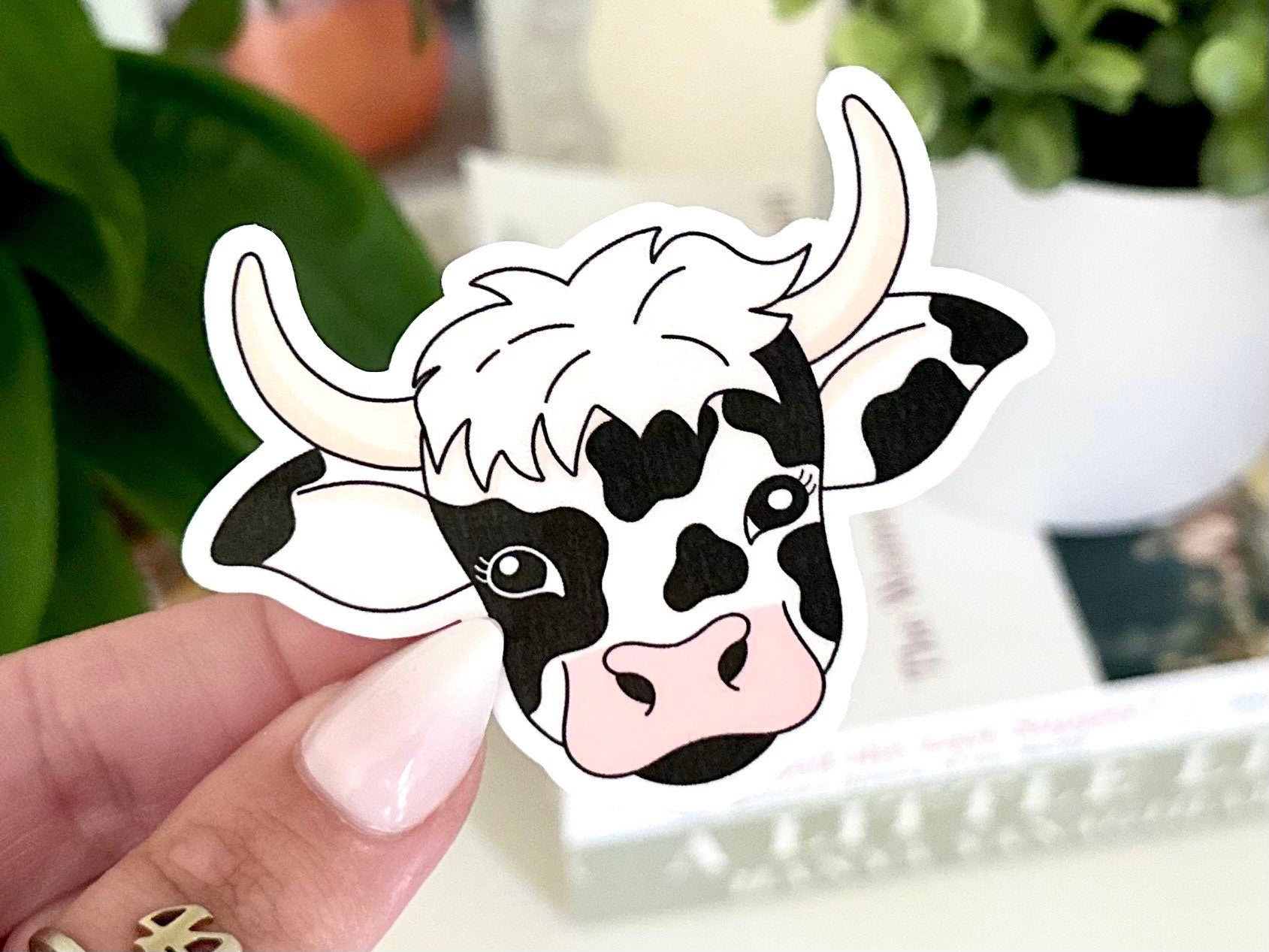 Cow Waterproof Sticker, Cute Farm Animals, Highland Cows, Farmer, Lover Gifts, Look Cows, Western, Country Life