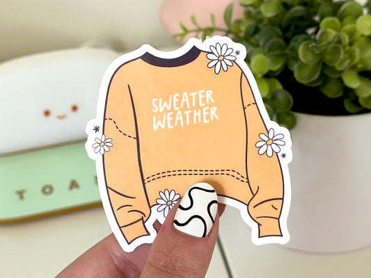 Sweater Weather Sticker